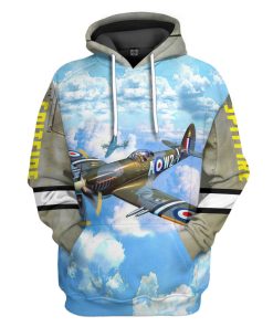 Gearhumans 3D Spitfire Custom Tshirt Hoodie Apparel