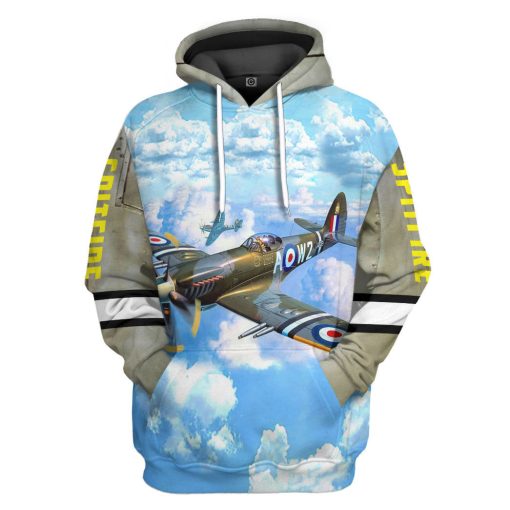 Gearhumans 3D Spitfire Custom Tshirt Hoodie Apparel