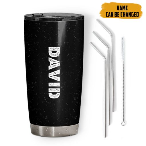 Gearhumans 3D Proud To Be A Veterans Daughter Fathers Day Custom Name Tumbler - Image 2