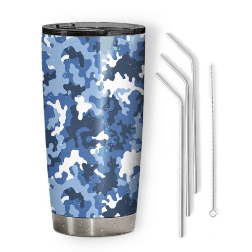 Gearhumans 3D Navy Daughter Fathers Day Custom Tumbler - Image 2