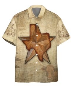 Gearhumans 3D 1845 The Lone Star State Texas Custom Hawaii Shirt