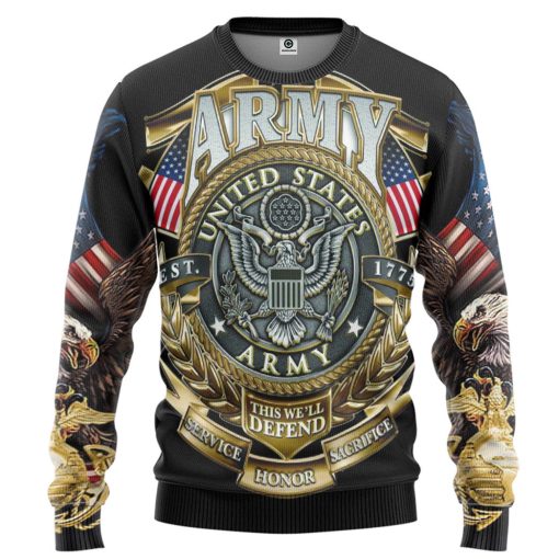 Gearhumans 3D US Veteran This We Are Defend Custom Hoodie Tshirt Apparel - Image 2