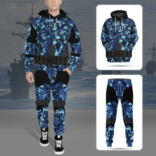 Gearhumans 3D Stormstrooper x US Navy Custom Sweatpants