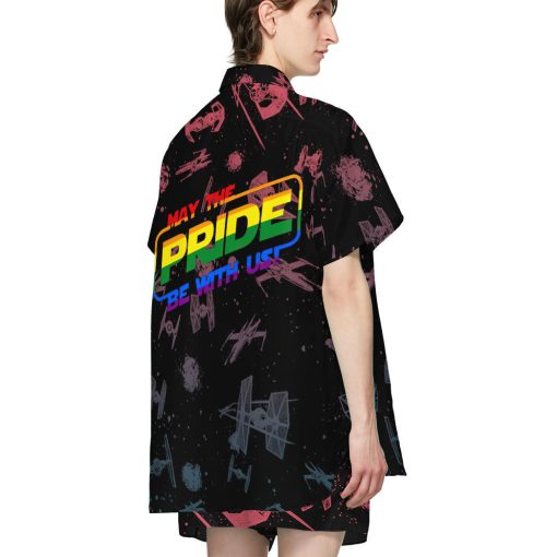 Gearhumans 3D S.W May The Pride Be With You Custom Hawaiian Shirt - Image 5