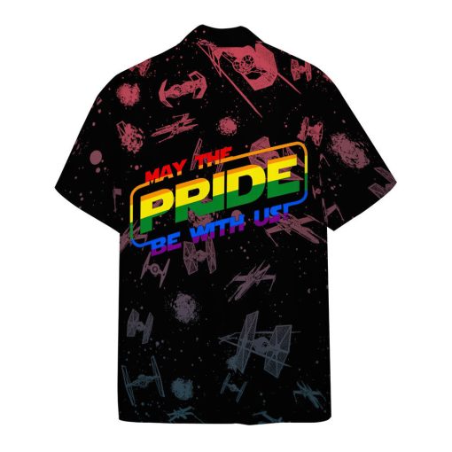Gearhumans 3D S.W May The Pride Be With You Custom Hawaiian Shirt - Image 2