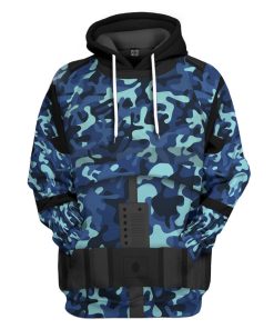 Gearhumans 3D Stormstrooper x US Navy Custom Hoodie Tshirt Apparel