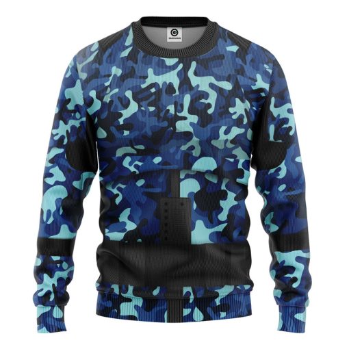 Gearhumans 3D Stormstrooper x US Navy Custom Hoodie Tshirt Apparel