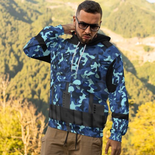 Gearhumans 3D Stormstrooper x US Navy Custom Hoodie Tshirt Apparel