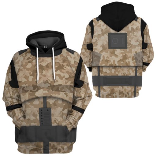 Gearhumans 3D Stormstrooper x US Marine Custom Hoodie Tshirt Apparel