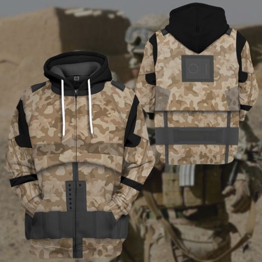 Gearhumans 3D Stormstrooper x US Marine Custom Hoodie Tshirt Apparel