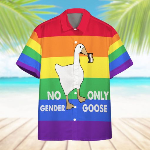 Gearhumans 3D No Gender Only Goose Custom Hawaiian Shirt
