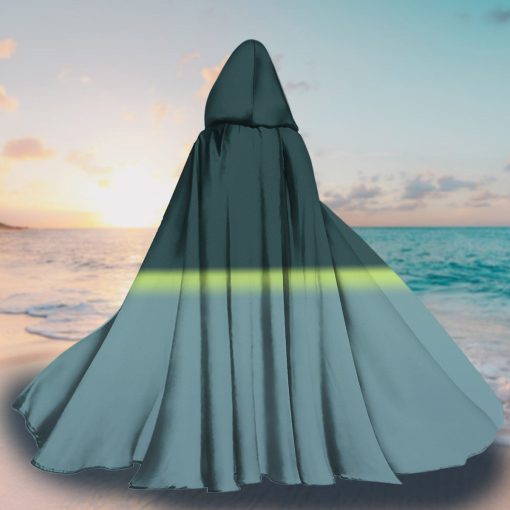 Gearhumans 3D Thor Love And Thunder Blue Custom Hooded Cloak