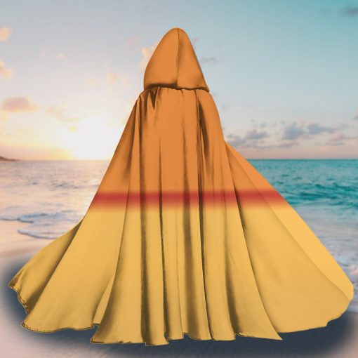 Gearhumans 3D Thor Love And Thunder Yellow Custom Hooded Cloak