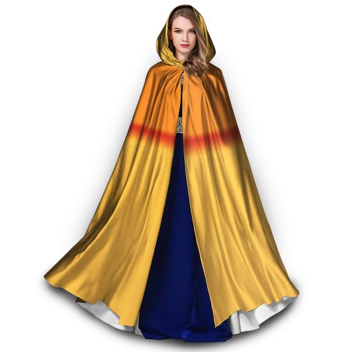 Gearhumans 3D Thor Love And Thunder Yellow Custom Hooded Cloak