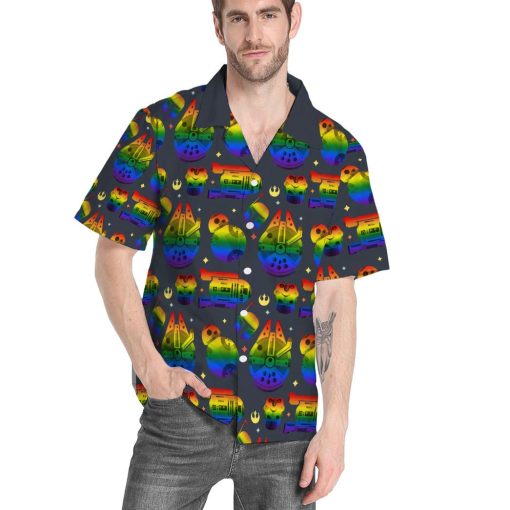 Gearhumans 3D S.W Pride Month Custom Hawaiian Shirt - Image 4