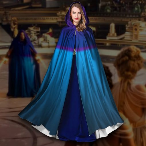 Gearhumans 3D Thor Love And Thunder White Custom Hooded Cloak - Image 5