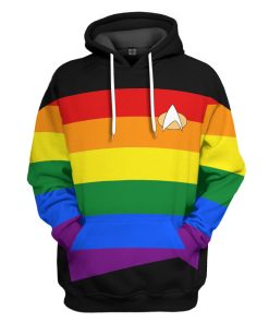 Gearhumans 3D LGBT Pride Month S.T The Next Generation 1987 1994 Custom Tshirt Hoodie Apparel