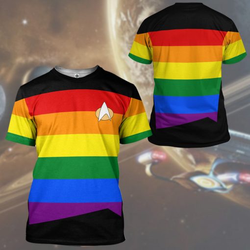 Gearhumans 3D LGBT Pride Month S.T The Next Generation 1987 1994 Custom Tshirt Hoodie Apparel 12 Gearhumans 3D LGBT Pride Month S.T The Next Generation 1987 1994 Custom Tshirt Hoodie Apparel - Image 12