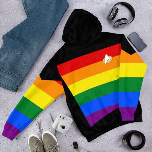 Gearhumans 3D LGBT Pride Month S.T The Next Generation 1987 1994 Custom Tshirt Hoodie Apparel 14 Gearhumans 3D LGBT Pride Month S.T The Next Generation 1987 1994 Custom Tshirt Hoodie Apparel - Image 14