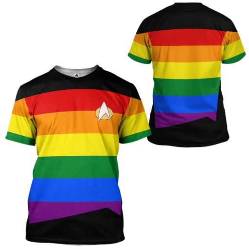 Gearhumans 3D LGBT Pride Month S.T The Next Generation 1987 1994 Custom Tshirt Hoodie Apparel 8 Gearhumans 3D LGBT Pride Month S.T The Next Generation 1987 1994 Custom Tshirt Hoodie Apparel - Image 8