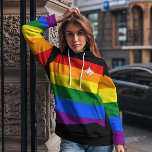 Gearhumans 3D LGBT Pride Month S.T The Next Generation 1987 1994 Custom Tshirt Hoodie Apparel 5 Gearhumans 3D LGBT Pride Month S.T The Next Generation 1987 1994 Custom Tshirt Hoodie Apparel - Image 5
