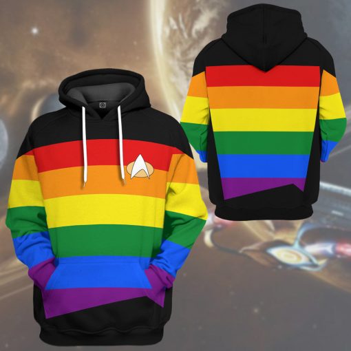 Gearhumans 3D LGBT Pride Month S.T The Next Generation 1987 1994 Custom Tshirt Hoodie Apparel 10 Gearhumans 3D LGBT Pride Month S.T The Next Generation 1987 1994 Custom Tshirt Hoodie Apparel - Image 10