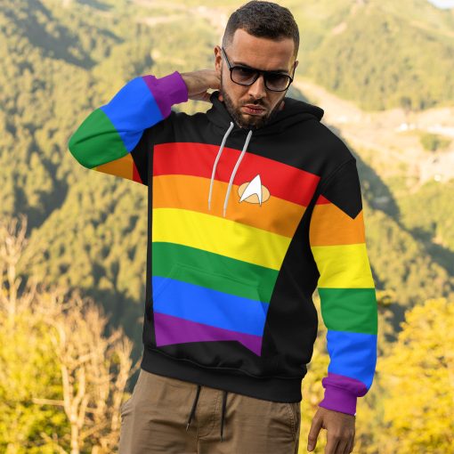 Gearhumans 3D LGBT Pride Month S.T The Next Generation 1987 1994 Custom Tshirt Hoodie Apparel 15 Gearhumans 3D LGBT Pride Month S.T The Next Generation 1987 1994 Custom Tshirt Hoodie Apparel - Image 15