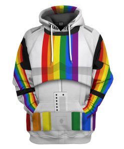 Gearhumans 3D S.W Stormtrooper LGBT Pride Month Custom Tshirt Hoodie Apparelpr