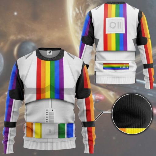 Gearhumans 3D S.W Stormtrooper LGBT Pride Month Custom Tshirt Hoodie Apparelpr