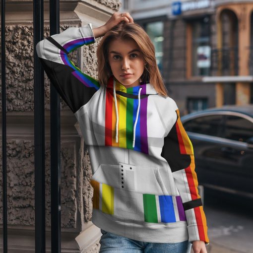 Gearhumans 3D S.W Stormtrooper LGBT Pride Month Custom Tshirt Hoodie Apparelpr