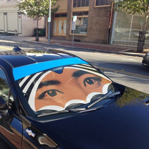 Gearhumans 3D UA Number 6 Custom Auto Sunshade - Image 5