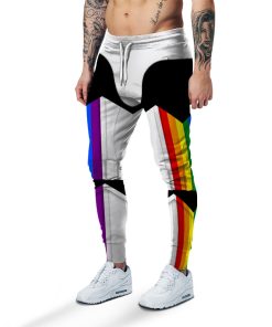 Gearhumans 3D S.W Stormtrooper LGBT Pride Month Custom Sweatpants