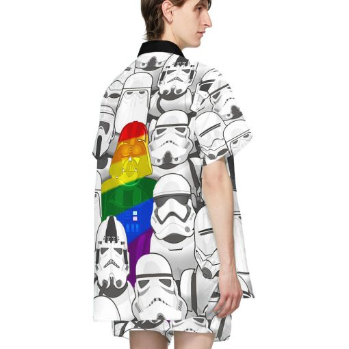 Gearhumans 3D S.W Where Is Darth Vader LGBT Pride Month Custom Hawaiian Shirt - Image 4