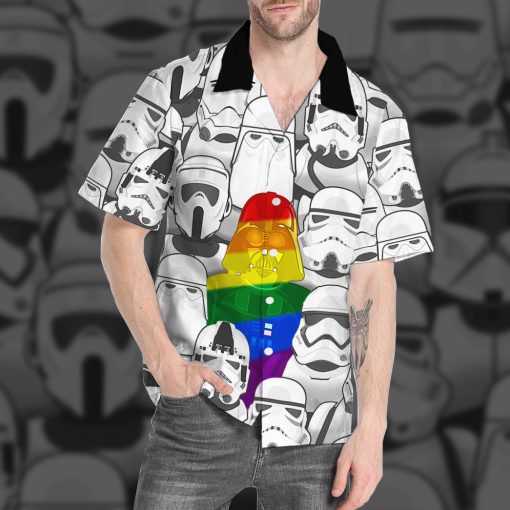 Gearhumans 3D S.W Where Is Darth Vader LGBT Pride Month Custom Hawaiian Shirt - Image 5