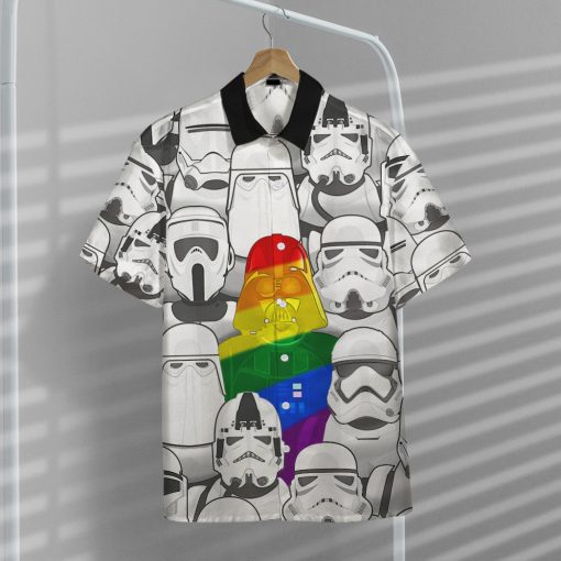 Gearhumans 3D S.W Where Is Darth Vader LGBT Pride Month Custom Hawaiian Shirt - Image 8