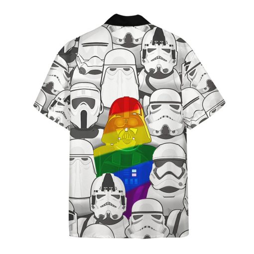 Gearhumans 3D S.W Where Is Darth Vader LGBT Pride Month Custom Hawaiian Shirt - Image 2