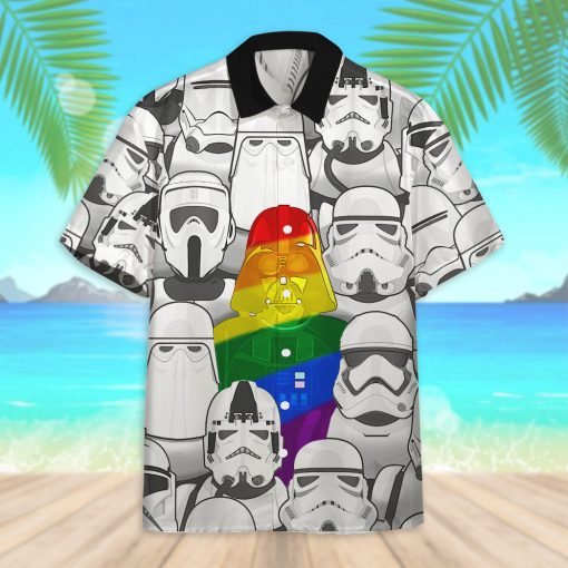 Gearhumans 3D S.W Where Is Darth Vader LGBT Pride Month Custom Hawaiian Shirt - Image 7