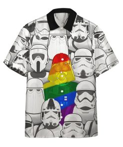 Gearhumans 3D S.W Where Is Darth Vader LGBT Pride Month Custom Hawaiian Shirt