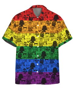 Gearhumans 3D S.W And Faces LGBT Pride Month Ver Custom Hawaiian Shirt