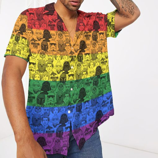 Gearhumans 3D S.W And Faces LGBT Pride Month Ver Custom Hawaiian Shirt