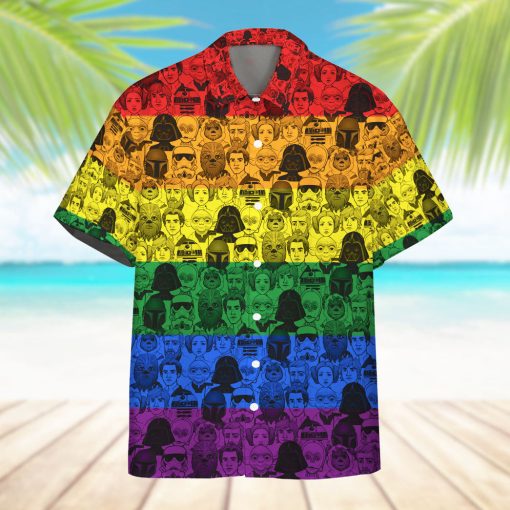 Gearhumans 3D S.W And Faces LGBT Pride Month Ver Custom Hawaiian Shirt