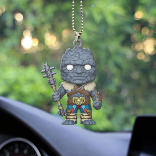 Gearhumans 3D Thor Love And Thunder Korg Custom Car Hanging