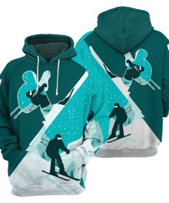 Gearhumans Skiing - 3D All Over Printed Shirt