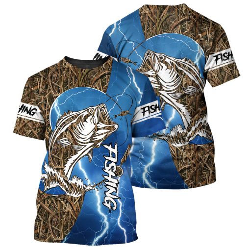 Gearhumans Fishing - 3D All Over Printed Shirt