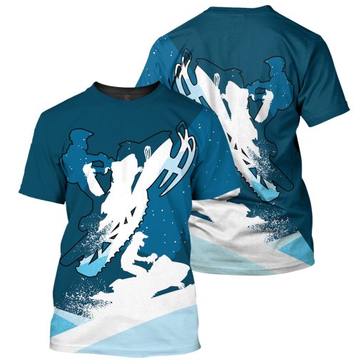 Gearhumans Snowmobile - 3D All Over Printed Shirt