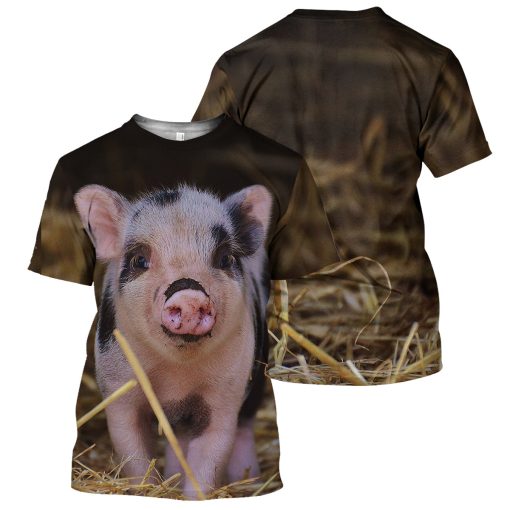 Gearhumans Pig - 3D All Over Printed Shirt - Image 3
