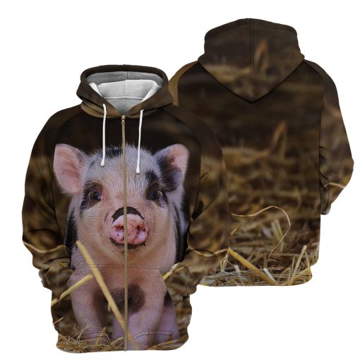 Gearhumans Pig - 3D All Over Printed Shirt - Image 4