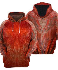 Gearhumans Cardinal Bird - 3D All Over Printed Shirt