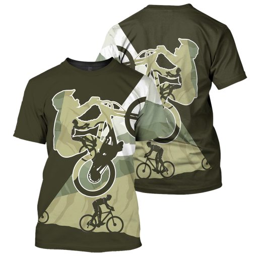 Gearhumans Mountain Biking - 3D All Over Printed Shirt