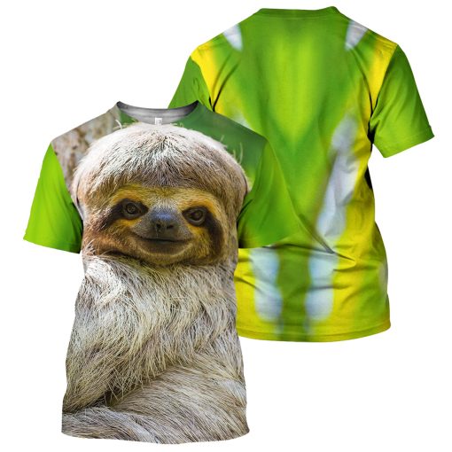 Gearhumans Sloth - 3D All Over Printed Shirt
